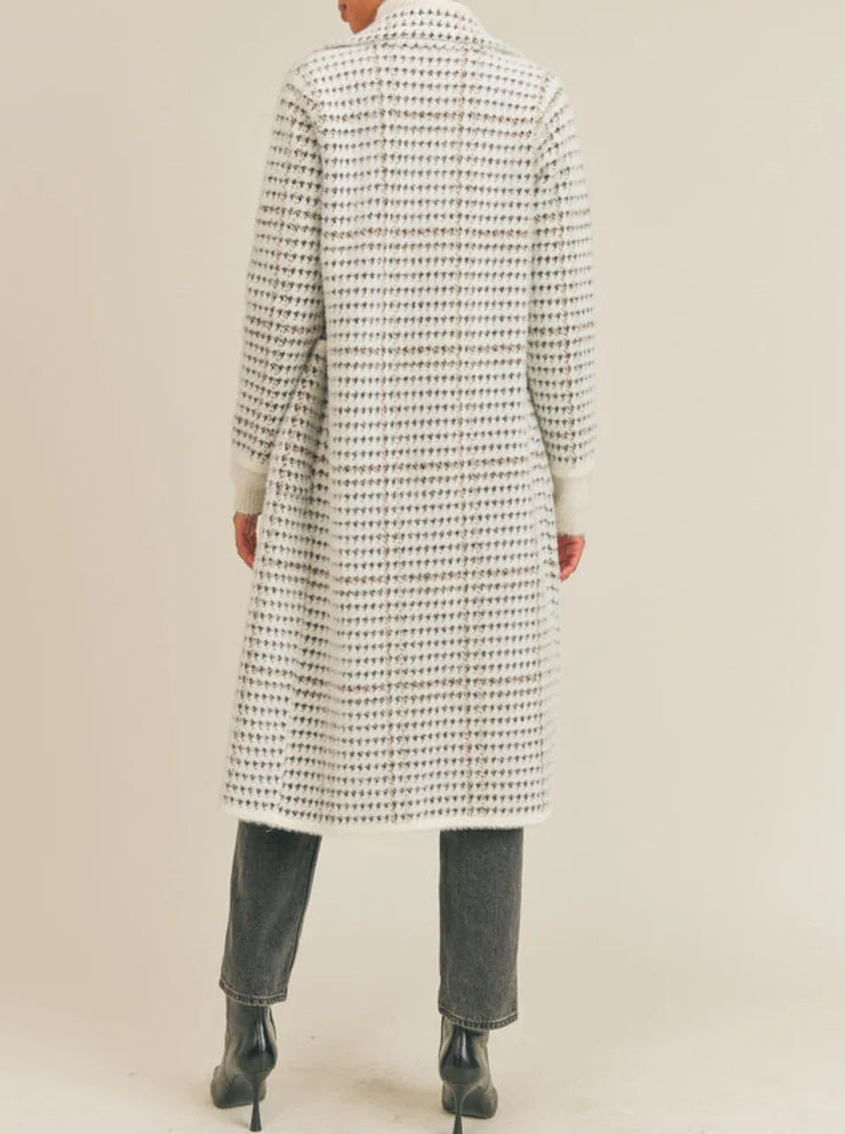 MARCEAU HOUNDSTOOTH COAT