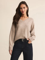 Load image into Gallery viewer, ELOISE SWEATER / NATURAL HEATHER
