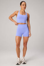 Load image into Gallery viewer, SEAMLESS SCRUNCH SHORT 4" / MOONLIGHT PERI
