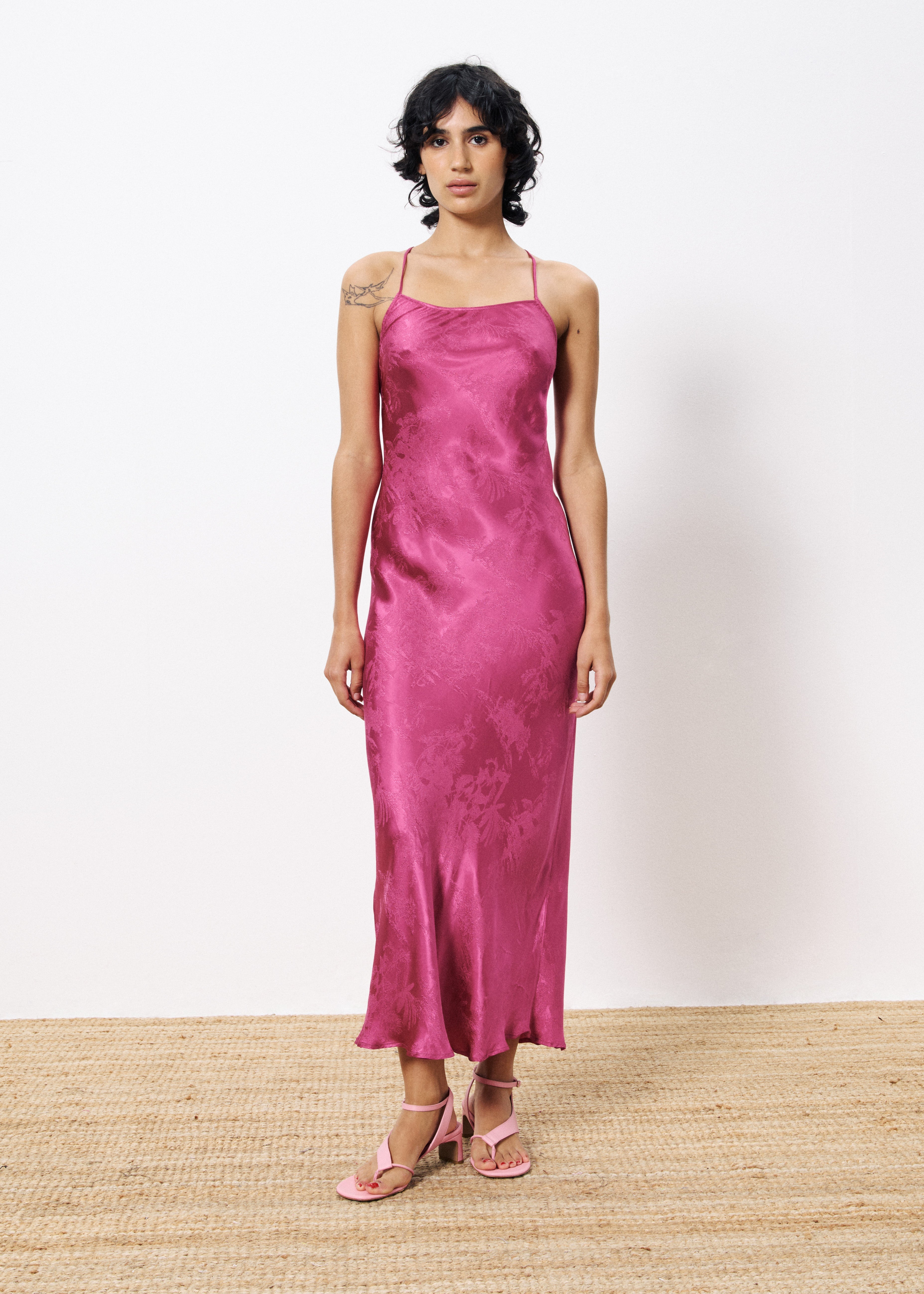 NIOUMA FUCHSIA DRESS