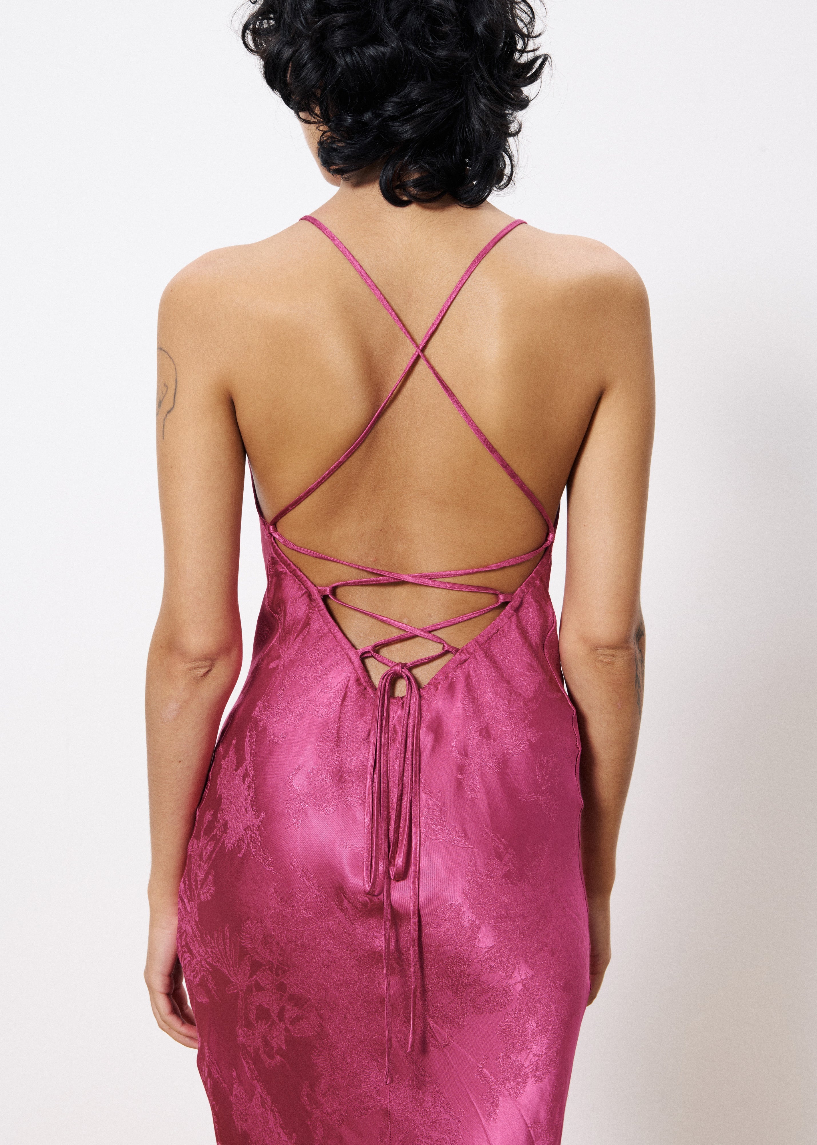 NIOUMA FUCHSIA DRESS