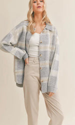 Load image into Gallery viewer, GWEN CHECKERED CARDIGAN
