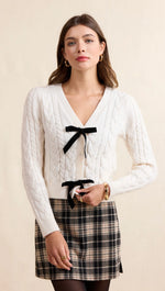 Load image into Gallery viewer, CELESTE BOWS CARDIGAN
