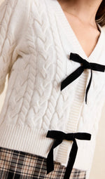 Load image into Gallery viewer, CELESTE BOWS CARDIGAN
