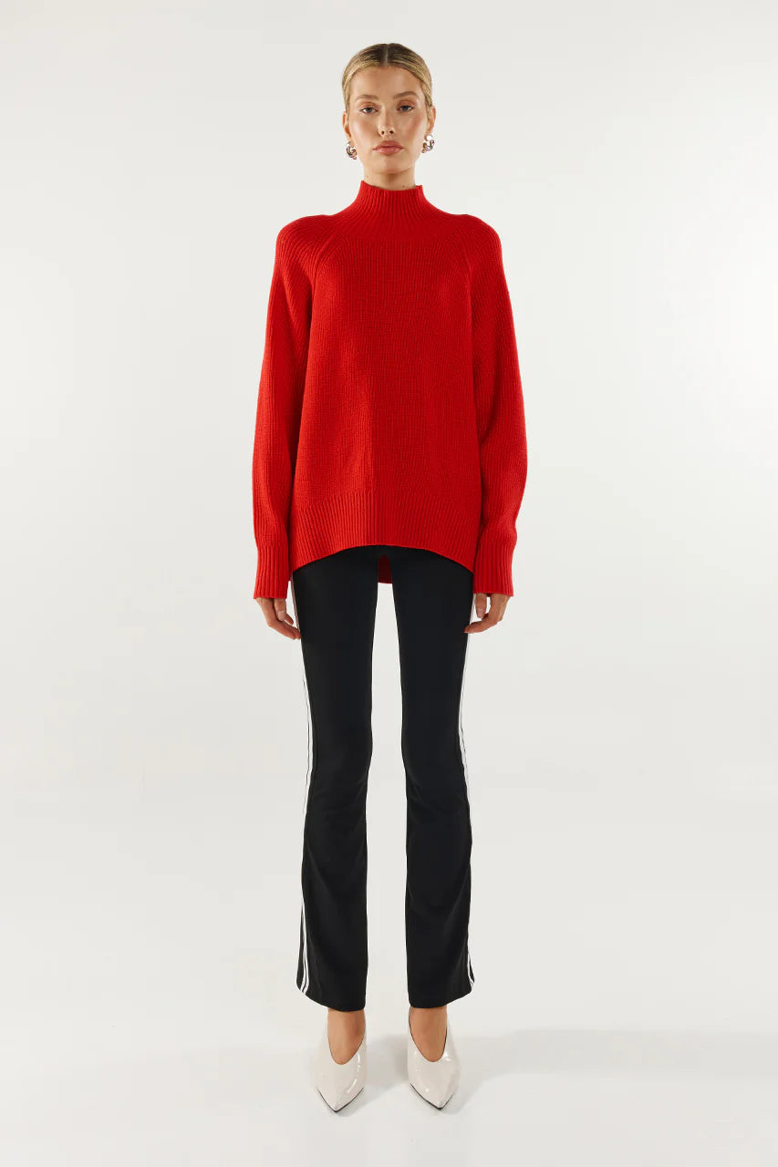 THALA KNIT SWEATER / FLAME
