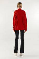 Load image into Gallery viewer, THALA KNIT SWEATER / FLAME
