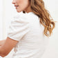 TAHNEE FAUX WRAP BLOUSE