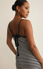 Load image into Gallery viewer, MAJESTIC STRIPED MIDI DRESS
