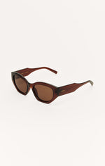 Load image into Gallery viewer, LOVE SICK POLARIZED SUNGLASSES / CHESTNUT
