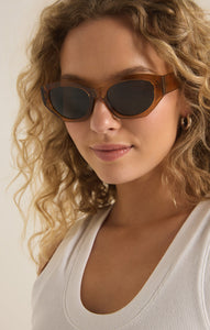 LOVE SICK POLARIZED SUNGLASSES / CHESTNUT