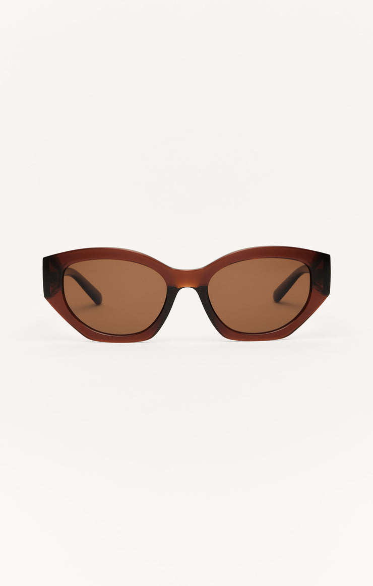 LOVE SICK POLARIZED SUNGLASSES / CHESTNUT