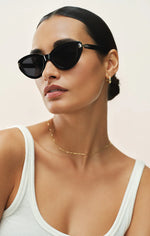 Load image into Gallery viewer, COASTLINE POLARIZED SUNGLASSES / POLISHED BLACK GREY
