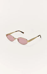 Load image into Gallery viewer, PALISADES POLARIZED SUNGLASSES / GOLD-PINK

