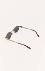 Load image into Gallery viewer, PALISADES POLARIZED SUNGLASSES / GOLD GREY
