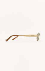 Load image into Gallery viewer, PALISADES POLARIZED SUNGLASSES / GOLD GREY
