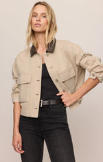 Load image into Gallery viewer, REY CROPPED CHORE JACKET
