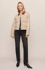 Load image into Gallery viewer, REY CROPPED CHORE JACKET
