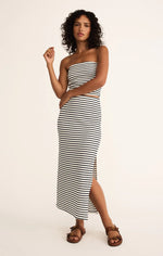 Load image into Gallery viewer, AINSLIE STRIPE MIDI SKIRT
