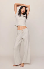 Load image into Gallery viewer, WAFFLE PANT / HEATHER GREY
