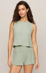 Load image into Gallery viewer, SLOANE RIB TANK / AQUA

