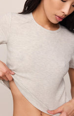 Load image into Gallery viewer, WAFFLE TEE / FEATHER GREY
