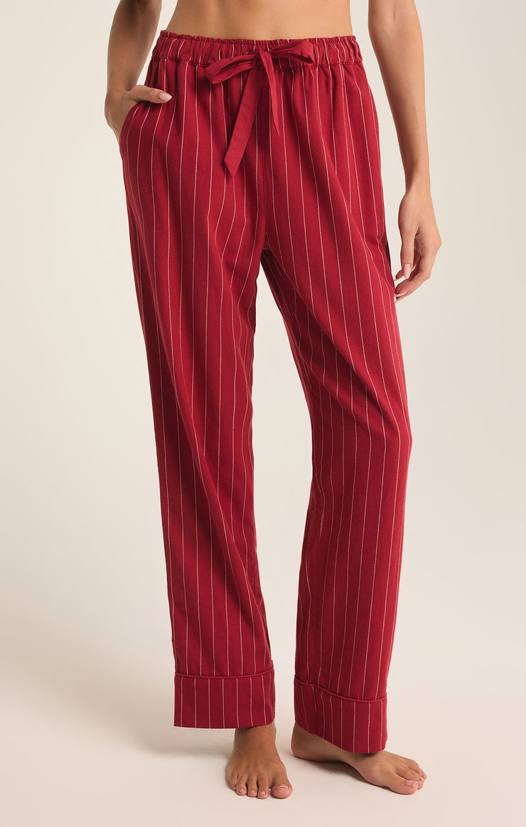 DREAMER STRIPE SET / RED DAHLIA