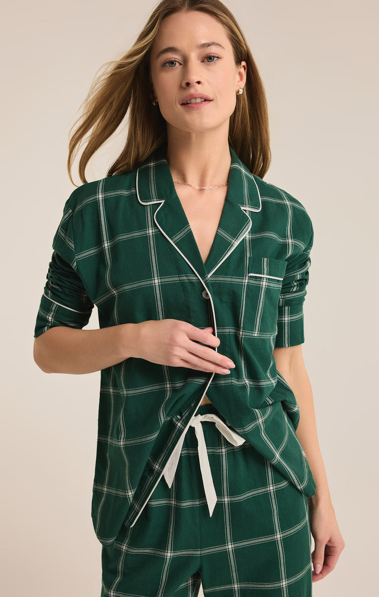 DREAMER PLAID FLANNEL SET