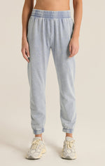 Load image into Gallery viewer, KNIT DENIM SLIM JOGGER / WASHED INDIGO
