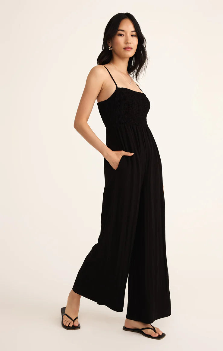 BEACHSIDE JUMPSUIT / BLACK