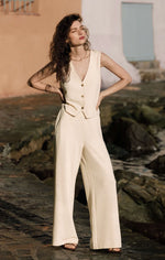 Load image into Gallery viewer, ANDRE WIDE LEG  PANT / WHISPER WHITE
