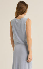 Load image into Gallery viewer, SLOANE JERSEY DENIM MUSCLE TANK
