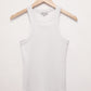 LILY RIB TANK / White