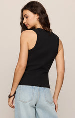 Load image into Gallery viewer, SIRENA RIB TANK /  BLACK
