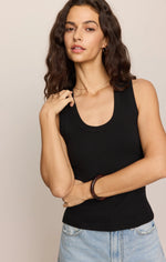 Load image into Gallery viewer, SIRENA RIB TANK /  BLACK
