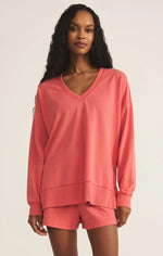 Load image into Gallery viewer, MODERN V-NECK WEEKENDER / PERSIMMON
