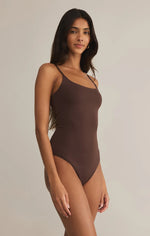 Load image into Gallery viewer, LUXE SMOOTH JERSEY BODYSUIT / LAVA ROCK
