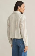 Load image into Gallery viewer, DEL MAR COTTON GAUZE STRIPED SHIRT
