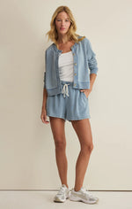 Load image into Gallery viewer, DAILY KNIT DENIM CARDIGAN / OCEAN AIR INDIGO
