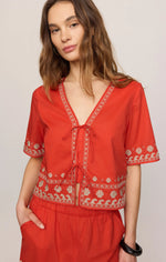 Load image into Gallery viewer, CAST OF WAVES CROPPED TOP
