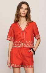 Load image into Gallery viewer, CAST OF WAVES CROPPED TOP
