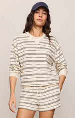 Load image into Gallery viewer, STAND OUT STRIPED SWEATSHIRT
