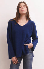 Load image into Gallery viewer, MODERN SWEATER / SPACE BLUE
