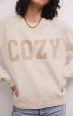 Load image into Gallery viewer, LIZZY COZY SWEATER / LIGHT OATMEAL
