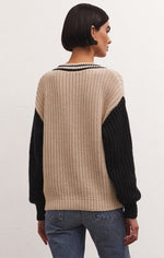 Load image into Gallery viewer, HUNTER VARSITY V-NECK SWEATER
