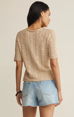 Load image into Gallery viewer, ADRIA SWEATER TOP / ISLAND COCONUT
