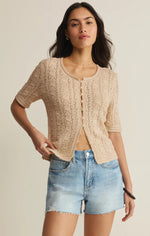 Load image into Gallery viewer, ADRIA SWEATER TOP / ISLAND COCONUT
