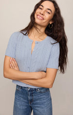 Load image into Gallery viewer, CERA SHORT SLEEVE CARDIGAN
