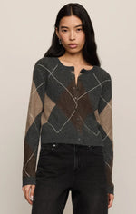 Load image into Gallery viewer, MEDINA ARGYLE CARDIGAN
