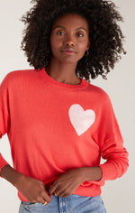 Load image into Gallery viewer, HEART YOU SWEATER / FIRECRACKER
