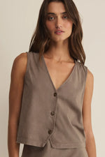 Load image into Gallery viewer, NOELLE JERSEY TOP / PERFECTLY TAUPE
